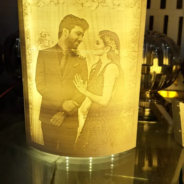 Curved Wedding Lithophane
