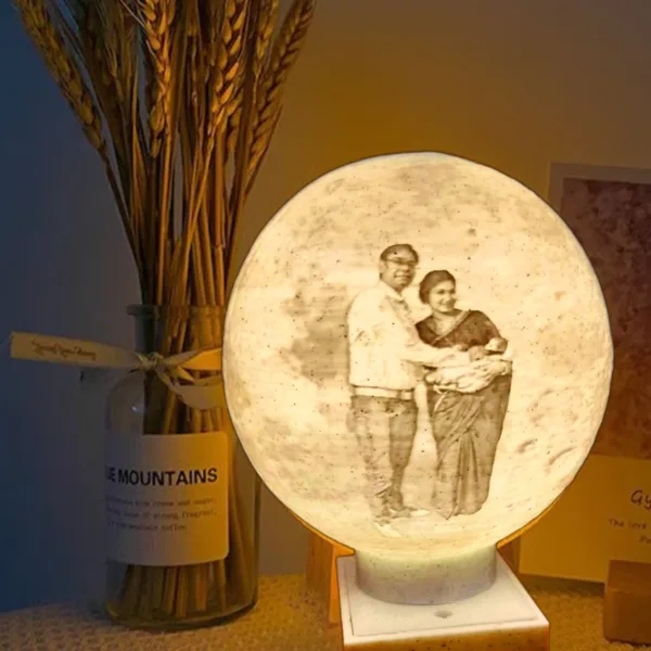 Custom Photo 3D Moon Lamp